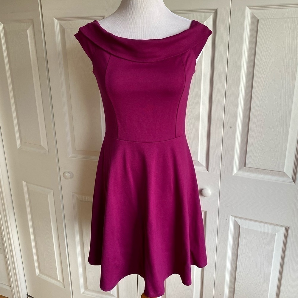 Lulu's Pink Skater Dress Size Large